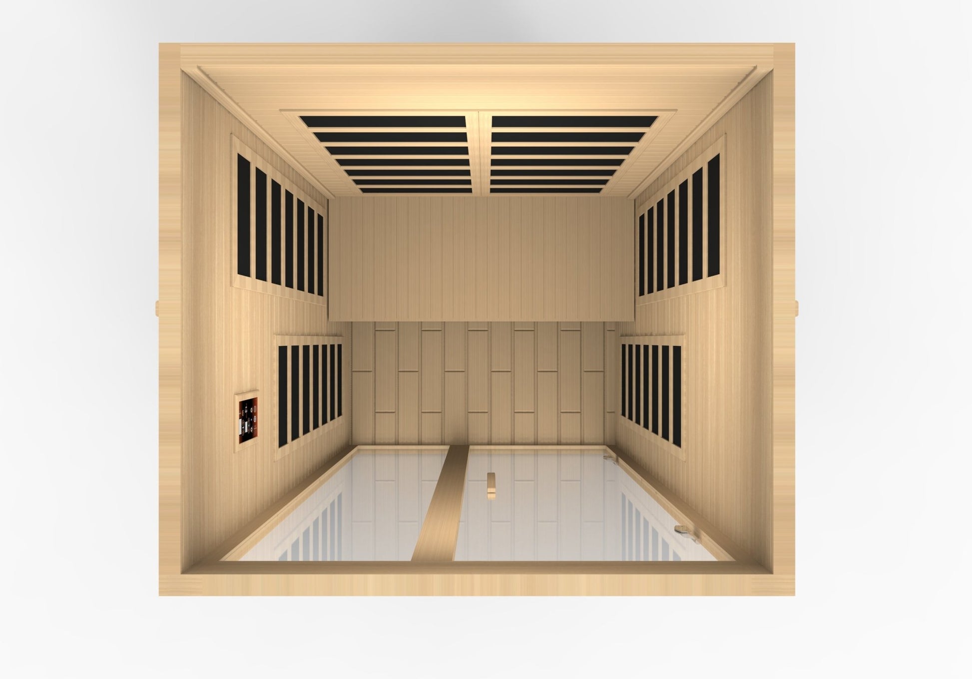 Dynamic Saunas Santiago 2 Person Low EMF FAR IR Sauna (DYN - 6209 - 01) -  product_vendor - Peak Primal Wellness