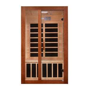 Dynamic Saunas Santiago 2 Person Ultra Low EMF FAR IR Sauna (DYN - 6209 - 02 Elite) -  product_vendor - Peak Primal Wellness