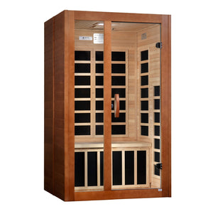 Dynamic Saunas Santiago 2 Person Ultra Low EMF FAR IR Sauna (DYN - 6209 - 02 Elite) -  product_vendor - Peak Primal Wellness