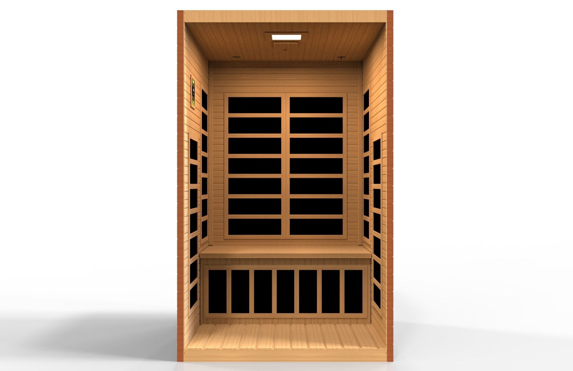 Dynamic Saunas Santiago 2 Person Ultra Low EMF FAR IR Sauna (DYN - 6209 - 02 Elite) -  product_vendor - Peak Primal Wellness
