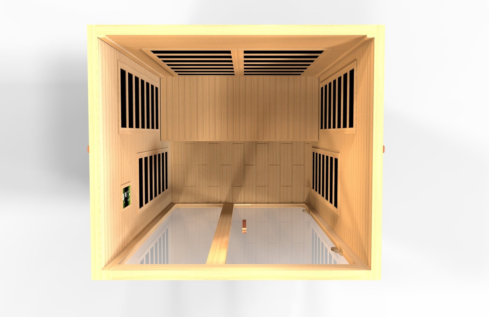 Dynamic Saunas Santiago 2 Person Ultra Low EMF FAR IR Sauna (DYN - 6209 - 02 Elite) -  product_vendor - Peak Primal Wellness
