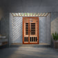 Dynamic Saunas Santiago 2 Person Ultra Low EMF FAR IR Sauna (DYN - 6209 - 02 Elite) -  product_vendor - Peak Primal Wellness