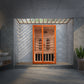 Dynamic Saunas Santiago 2 Person Full Spectrum IR Sauna (DYN - 6209 - 03 FS) -  product_vendor - Peak Primal Wellness