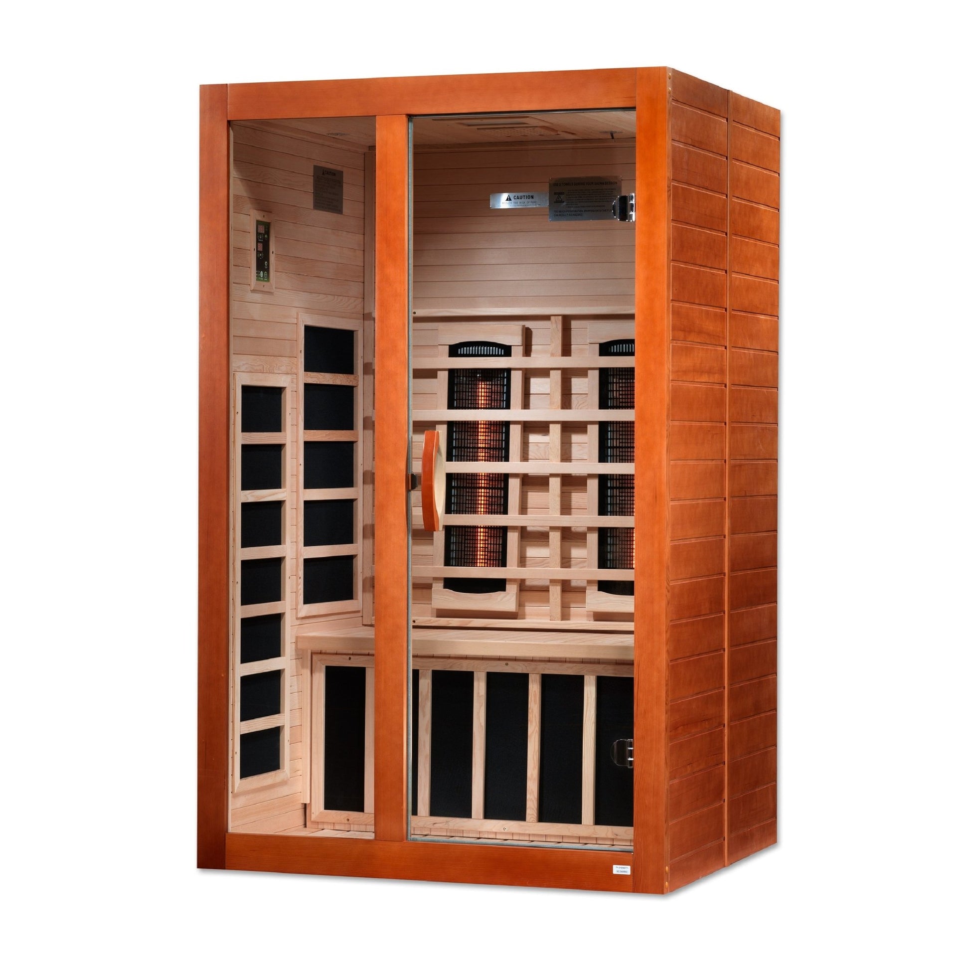 Dynamic Saunas Santiago 2 Person Full Spectrum IR Sauna (DYN - 6209 - 03 FS) -  product_vendor - Peak Primal Wellness