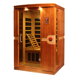 Golden Design Dynamic "Venice" 2 Person Low EMF Far IR Sauna (DYN-6210-01)
