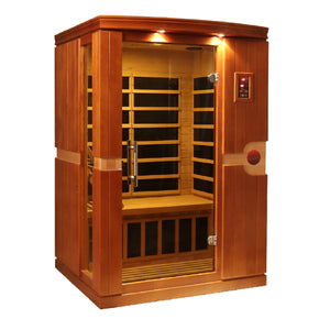 Dynamic Saunas Venice 2 Person Low EMF Far IR Sauna (DYN - 6210 - 01) -  product_vendor - Peak Primal Wellness