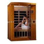 Dynamic Saunas Venice 2 Person Ultra Low EMF - Far Infrared Sauna (DYN - 6210 - 01 Elite) -  product_vendor - Peak Primal Wellness