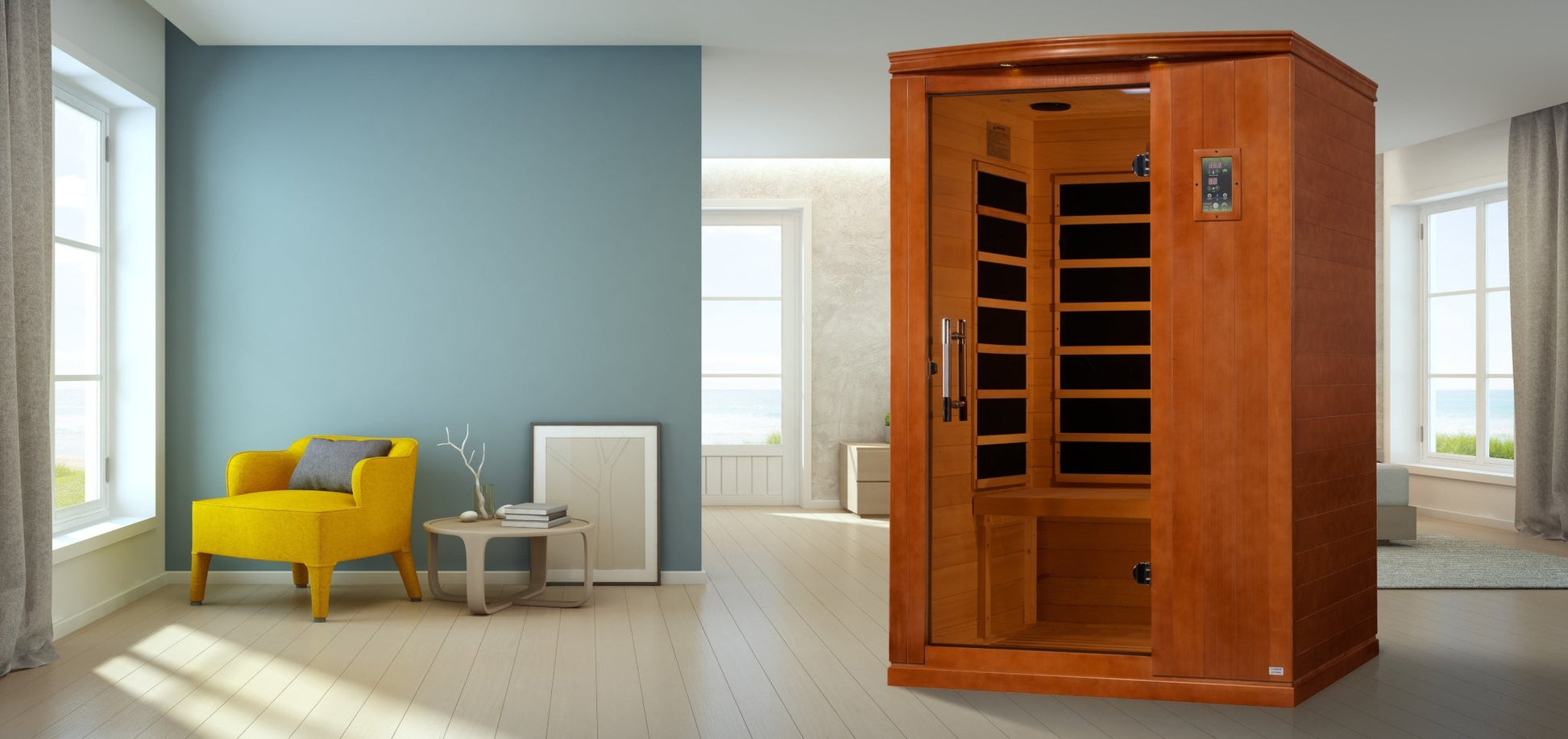 Dynamic Saunas Venice Limited Elite 2 Person Ultra Low EMF FAR IR Sauna (DYN - 6210 - 04 Elite) -  product_vendor - Peak Primal Wellness