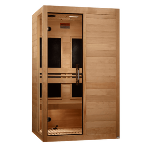 ***New 2026 Model*** Dynamic Saunas Lucca 2 Person Low EMF FAR IR Sauna (DYN-6215-05)