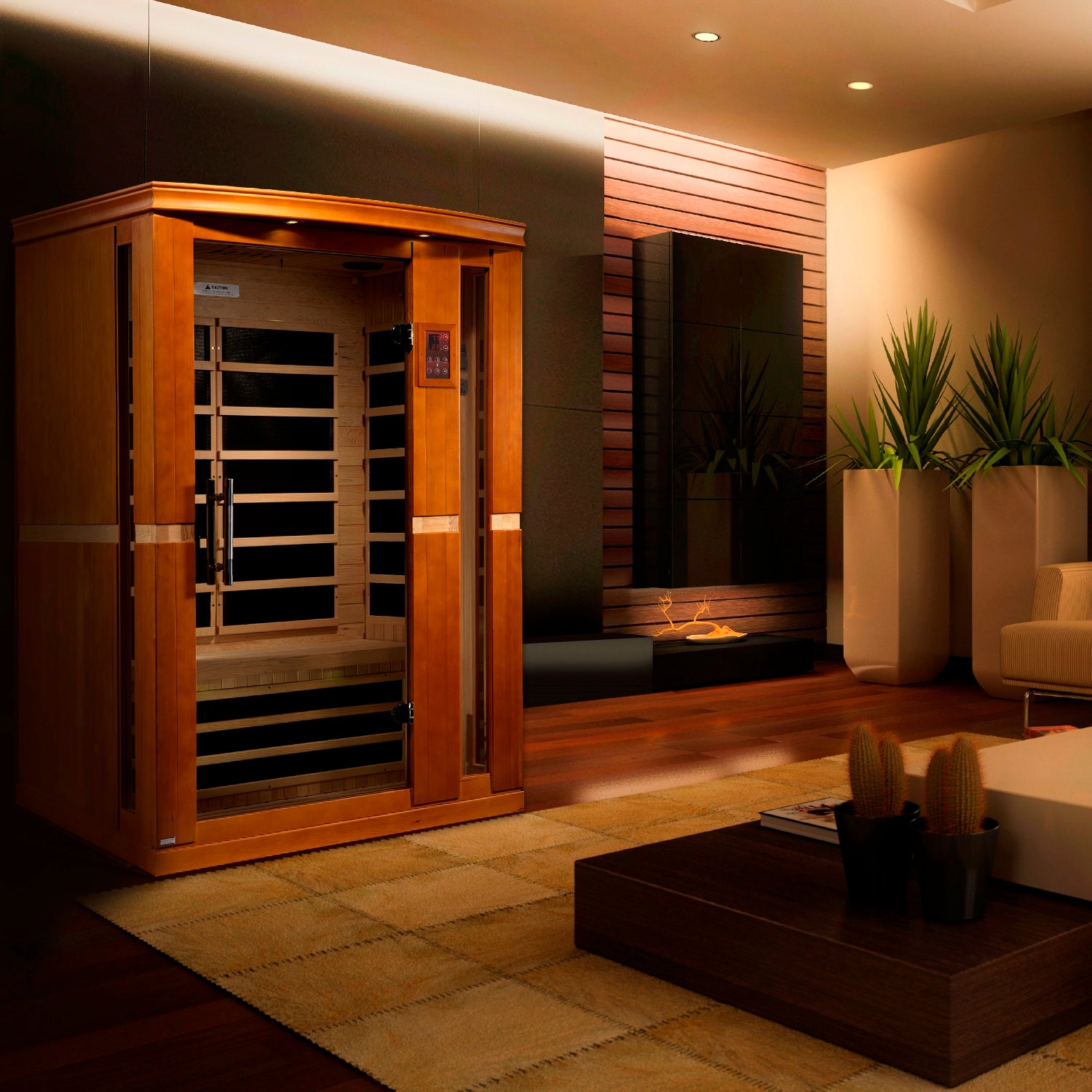 Dynamic Saunas Vittoria 2 Person Ultra Low EMF Far IR Sauna (DYN - 6220 - 01 Elite) -  product_vendor - Peak Primal Wellness