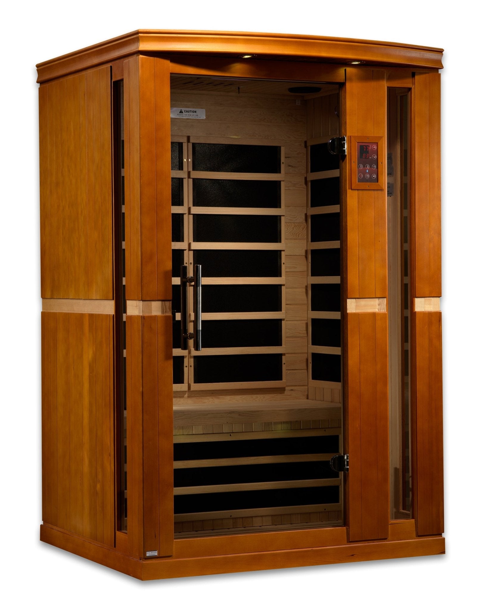 Dynamic Saunas Vittoria 2 Person Ultra Low EMF Far IR Sauna (DYN - 6220 - 01 Elite) -  product_vendor - Peak Primal Wellness