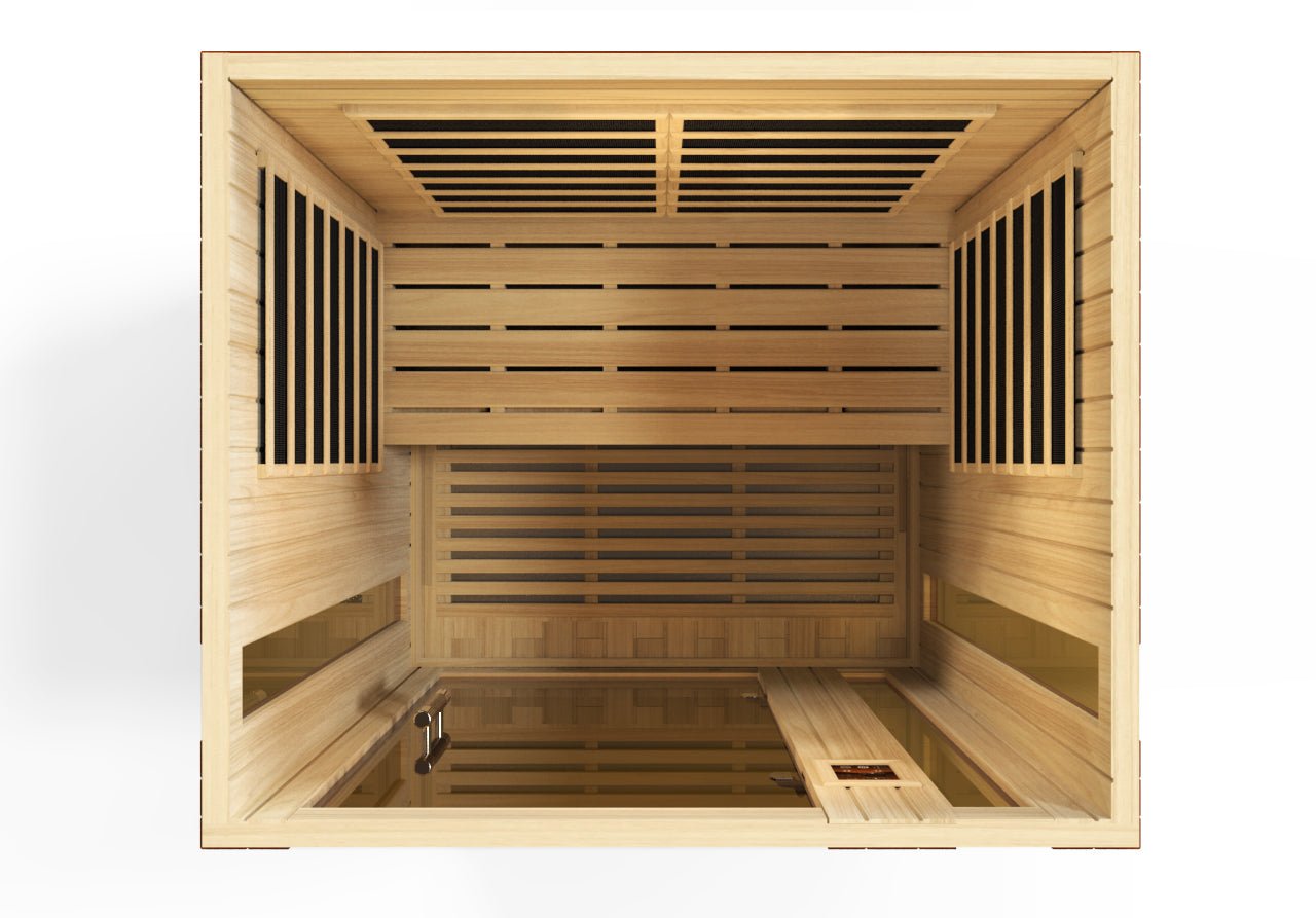 Dynamic Saunas Vittoria 2 Person Ultra Low EMF Far IR Sauna (DYN - 6220 - 01 Elite) -  product_vendor - Peak Primal Wellness