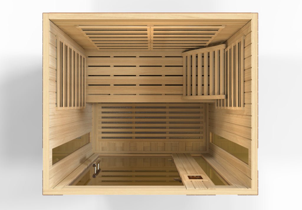Dynamic Saunas Vittoria 2 Person Ultra Low EMF Far IR Sauna (DYN - 6220 - 01 Elite) -  product_vendor - Peak Primal Wellness