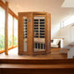 Golden Designs Dynamic "Heming" 2 Person Low EMF Far IR Sauna (DYN-6225-02)