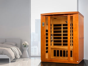 Dynamic Saunas Bellagio 3 Person Low EMF Far IR Sauna (DYN - 6306 - 02) -  product_vendor - Peak Primal Wellness