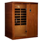 Dynamic Saunas Madrid Limited Elite 3 Person Ultra Low EMF FAR Infrared Sauna (DYN - 6310 - 04 Elite) -  product_vendor - Peak Primal Wellness