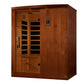 Dynamic Saunas Madrid Limited Elite 3 Person Ultra Low EMF FAR Infrared Sauna (DYN - 6310 - 04 Elite) -  product_vendor - Peak Primal Wellness