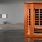 Dynamic Saunas Lugano 3 Person Ultra Low EMF FAR IR Sauna (DYN-6336-02 Elite)