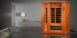 Dynamic Saunas Lugano 3 Person Ultra Low EMF FAR IR Sauna (DYN - 6336 - 02 Elite) -  product_vendor - Peak Primal Wellness
