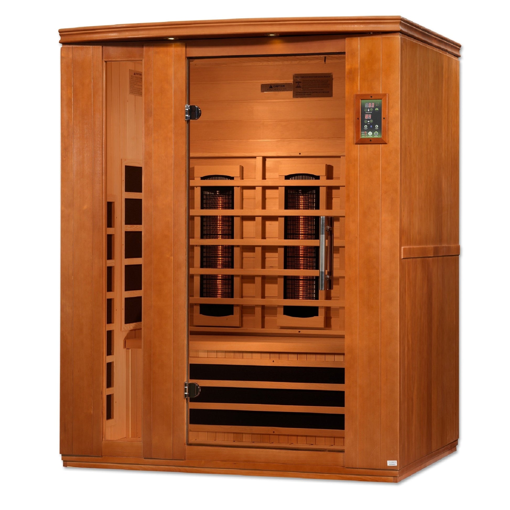 Dynamic Saunas Lugano 3 Person Full Spectrum IR Sauna (DYN - 6336 - 03 FS) -  product_vendor - Peak Primal Wellness