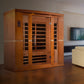 Dynamic Saunas Bergamo 4 Person Ultra Low EMF Far IR Sauna (DYN-6440-01 Elite)