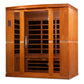 Golden Designs Dynamic "Bergamo" 4 Person Low EMF Far IR Sauna (DYN-6440-01)