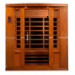 Golden Designs Dynamic "Bergamo" 4 Person Low EMF Far IR Sauna (DYN-6440-01)