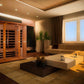 Dynamic Saunas Bergamo 4 Person Ultra Low EMF Far IR Sauna (DYN-6440-01 Elite)