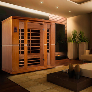 Dynamic Saunas Bergamo 4 Person Ultra Low EMF Far IR Sauna (DYN - 6440 - 01 Elite) -  product_vendor - Peak Primal Wellness