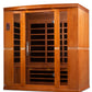 Dynamic Saunas Bergamo 4 Person Ultra Low EMF Far IR Sauna (DYN-6440-01 Elite)