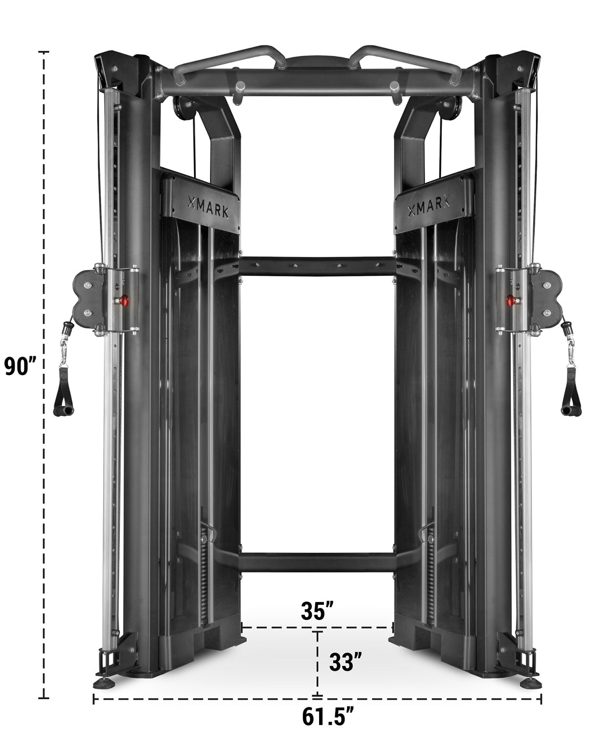 XMark Functional Trainer With Dual 230 lb Weight Stacks -  product_vendor - Peak Primal Wellness