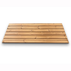 SaunaLife E8 Barrel Sauna Floor Kit - Nordic Thermo-Spruce, Weather-Resistant & Eco-Friendly