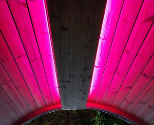 SaunaLife ERGO - Series E Mood Color LED Light Valance - Dimmable RGB Lighting for Saunas -  product_vendor - Peak Primal Wellness