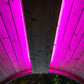 SaunaLife ERGO-Series E Mood Color LED Light Valance - Dimmable RGB Lighting for Saunas