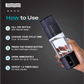 Echo Water Go+ Hydrogen Water Bottle - Portable, Durable, BPA-Free, Enhances Hydration 9X