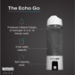 Echo Water Go™ Hydrogen Water Bottle - Portable BPA-Free with Self-Cleaning, Energy Boosting Benefits