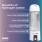 Echo Water Go™ Hydrogen Water Bottle - Portable BPA-Free with Self-Cleaning, Energy Boosting Benefits