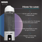 Echo Water Go™ Hydrogen Water Bottle - Portable BPA-Free with Self-Cleaning, Energy Boosting Benefits