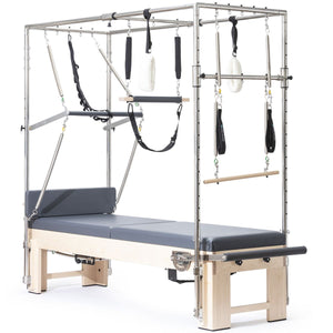 Elina Pilates Elite Cadillac-Reformer with Adjustable Components & 8-Wheel Carriage System