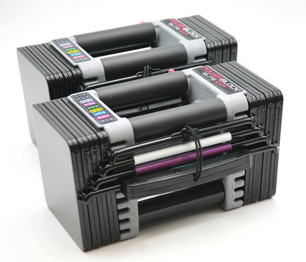 PowerBlock Elite EXP Stage 1 Adjustable Dumbbells | Peak Primal
