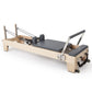 Elina Pilates Elite Reformer Bundle showcasing premium stackable wood and steel design with adjustable features for an optimal Pilates workout.