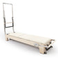 Elina Pilates Elite Cadillac Style Reformer Bundle with Half-Trapeze Tower, Jump Board & Custom Upholstery