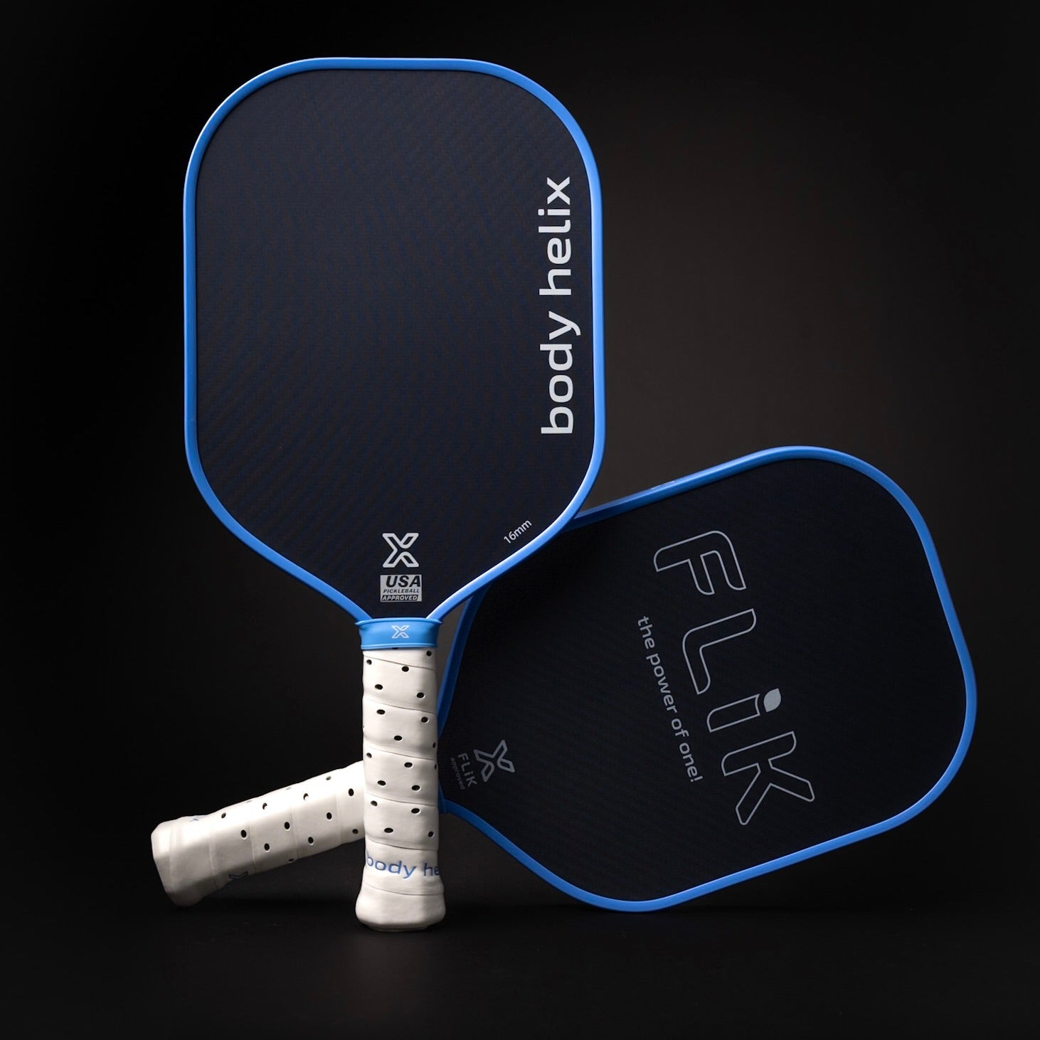 Body Helix FLIK Gen 3 Pickleball Paddle - Standard Shape, Kevlar & Carbon, Enhanced Sweet Spot 8.3oz -  product_vendor - Peak Primal Wellness