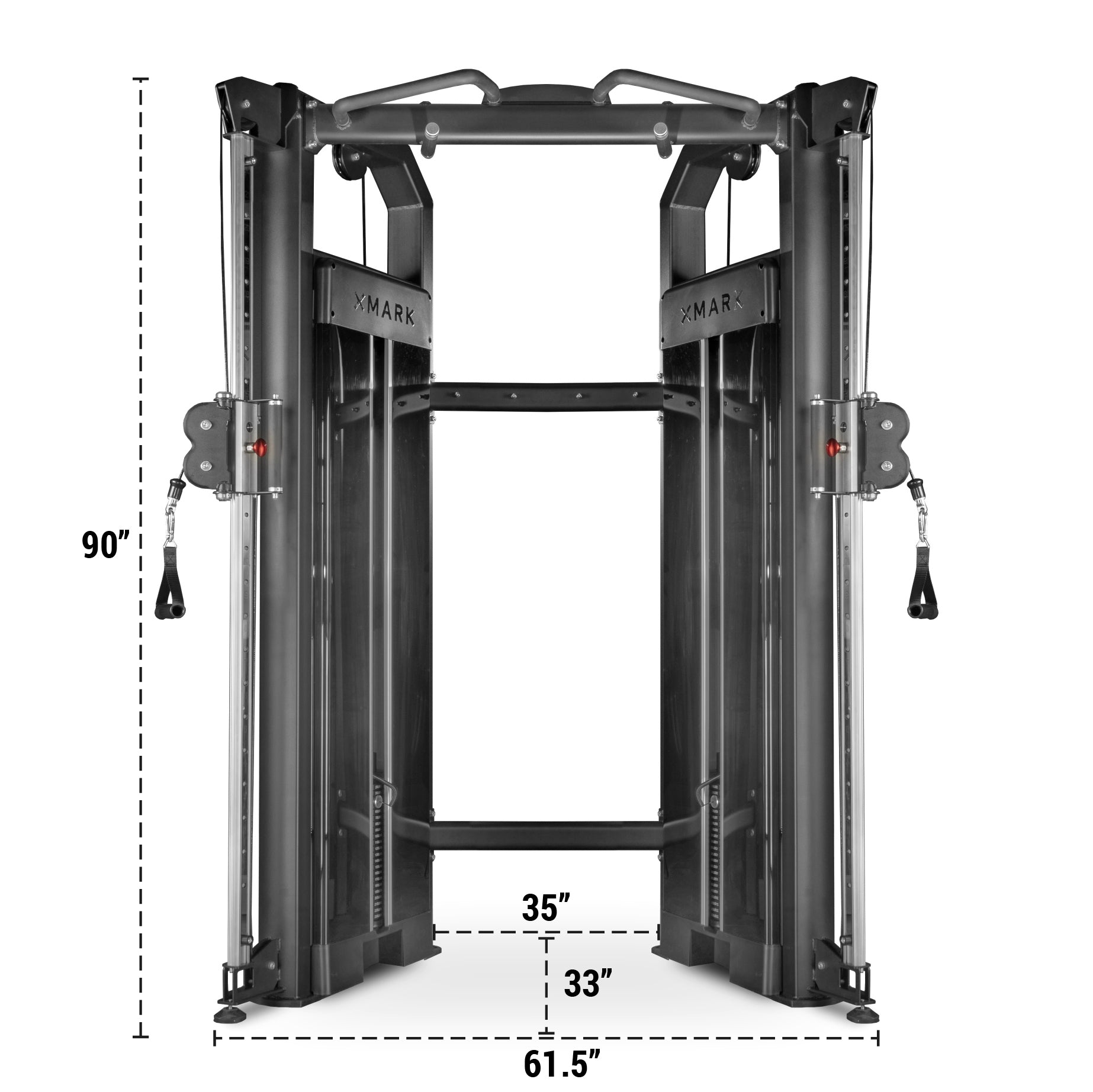 XMark Functional Trainer With Dual 230 lb Weight Stacks -  product_vendor - Peak Primal Wellness