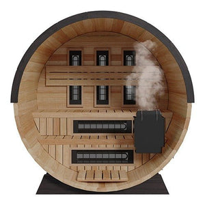 Finnmark 4 Person FD - 7 Traditional - Infrared Hybrid Barrel Sauna -  product_vendor - Peak Primal Wellness