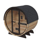 Finnmark 4 Person FD-7 Traditional-Infrared Hybrid Barrel Sauna