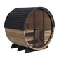 Finnmark 4 Person FD-7 Traditional-Infrared Hybrid Barrel Sauna