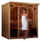 Golden Designs Monaco 6 Person Near Zero EMF Far IR Sauna (GDI - 6996 - 01 Elite) -  product_vendor - Peak Primal Wellness