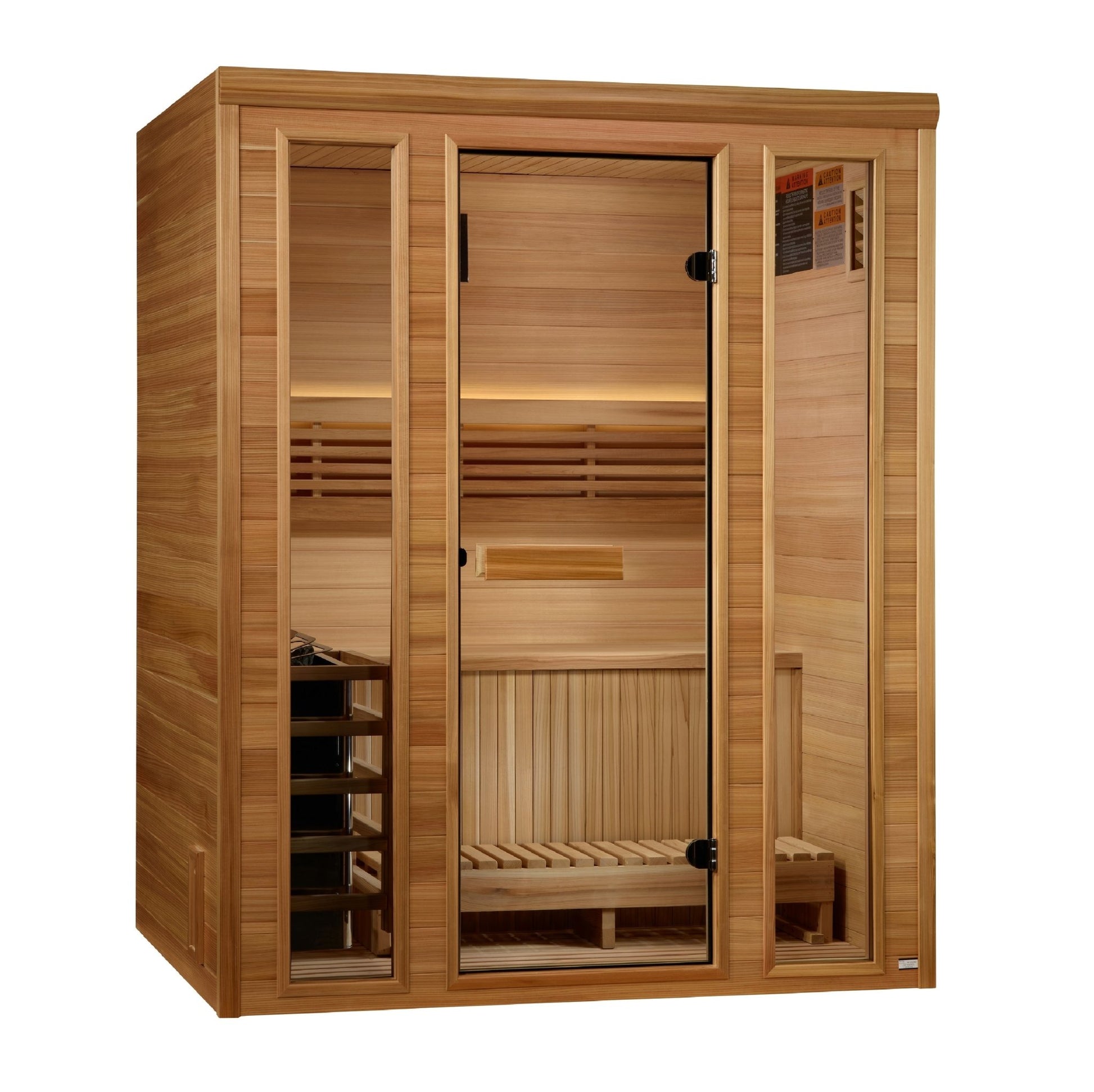 2025 Golden Designs Andermatt 3 Person Traditional Steam Sauna (GDI - 7030 - 01) -  product_vendor - Peak Primal Wellness