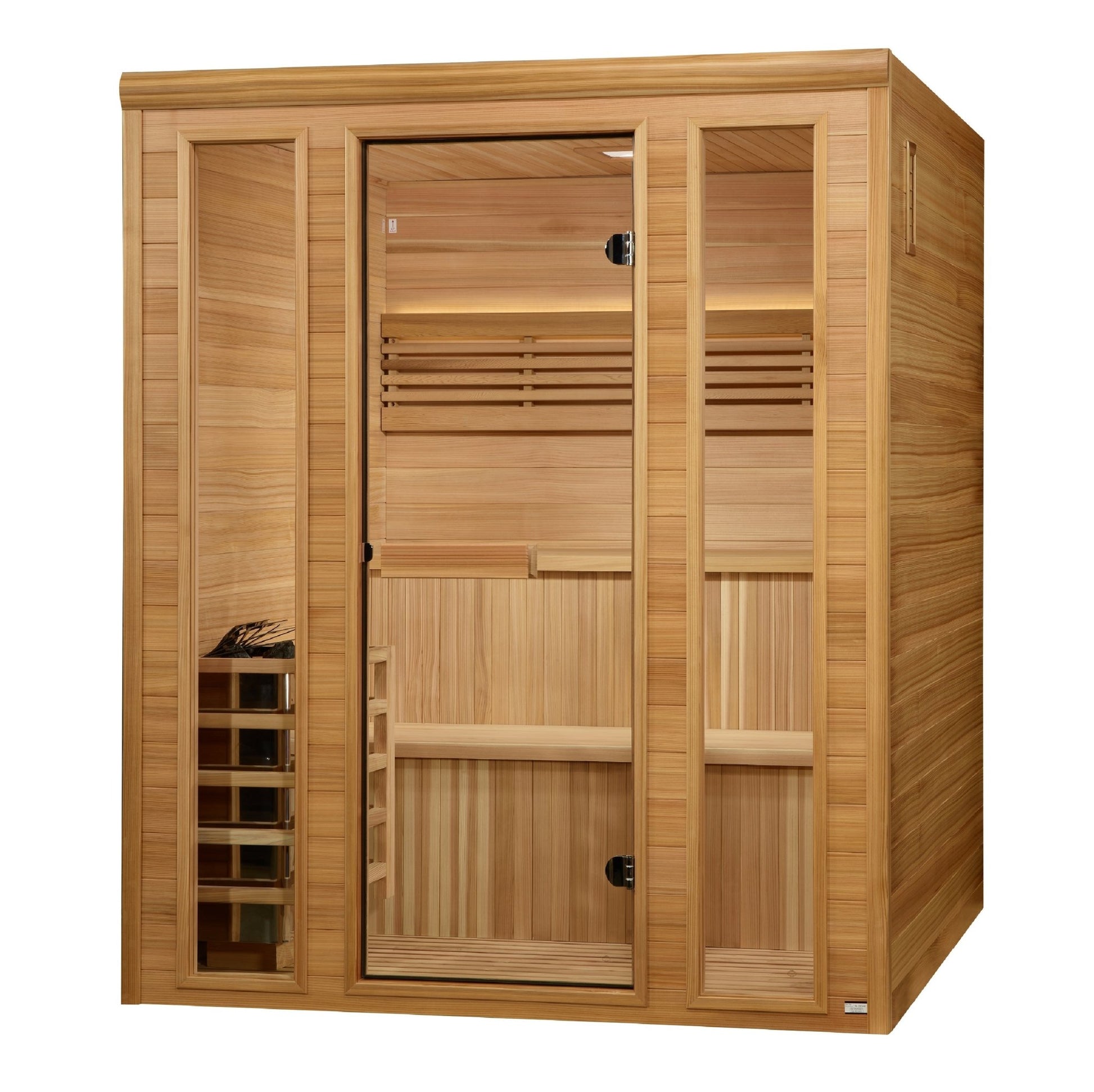 2025 Golden Designs Engelberg 6 Person Traditional Steam Sauna (GDI - 7060 - 01) -  product_vendor - Peak Primal Wellness